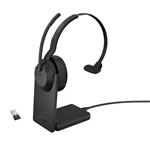 Jabra Evolve2 55/Mono/ANC/USB/BT-USB/Bezdrát/MS/Stand/Černá 25599-899-989