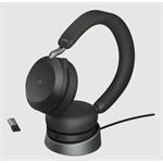 Jabra Evolve2 75, USB-A, UC Stereo Stand, Black 27599-989-989