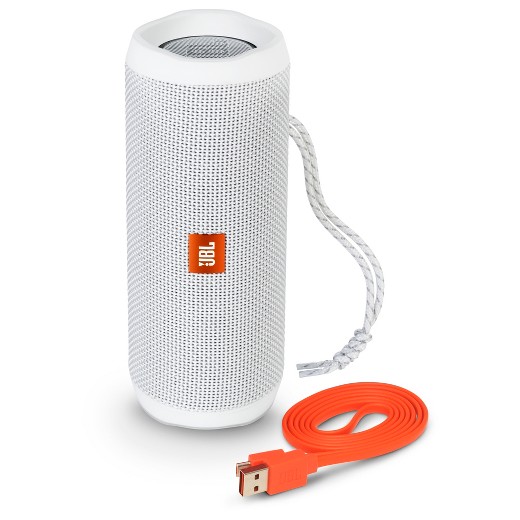 JBL Flip 4 White, bluetooth repro, mikrofon, 2x 8W, biele JBL FLIP4 WHT