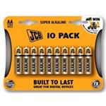 JCB SUPER alkalická batéria AA (LR06), blister 10 ks