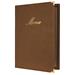 Jedálny lístok Securit CLASSIC RANGE A4, 4 strany, Brown MC-CRA4-BR