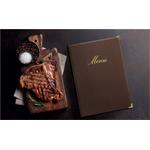 Jedálny lístok Securit CLASSIC RANGE A4, 4 strany, Brown MC-CRA4-BR