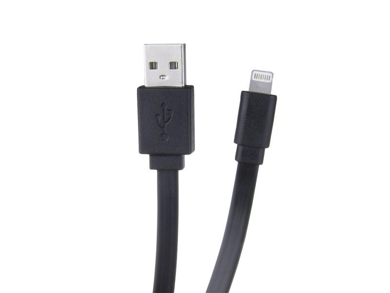 Kabel AVACOM LIG-120K USB - Lightning, 120cm, černá DCUS-LIG-120K