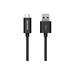 Kabel AVACOM TPC-100K USB - USB Type-C, 100cm, černá DCUS-TPC-100K