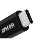 Kabel AVACOM TPC-100K USB - USB Type-C, 100cm, černá DCUS-TPC-100K