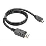 Kabel C-TECH DisplayPort/HDMI, 2m, černý CB-DP-HDMI-20