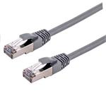 Kabel C-TECH patchcord Cat6a, S/FTP, šedý, 10m CB-PP6A-10