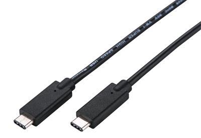 Kabel C-TECH USB 3.2, Type-C (CM/CM), PD 100W, 20Gbps, 1m, černý CB-USB32-10B
