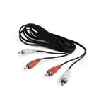 Kabel CABLEXPERT přípojný 2xcinch/2xcinch, 1,8m audio