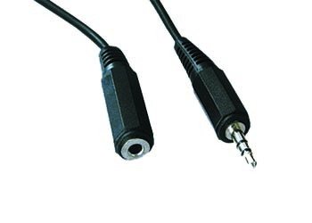 Kabel CABLEXPERT prodlouž jack 3,5mm M/F, 5m audio