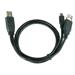 kábel duálny 2 x USB na mini USB, 0,9m, CABLEXPERT