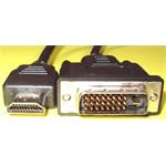 Kábel DVI-D(M) - HDMI M , 10m, s ferity, zlacené konektory 11.92.5560