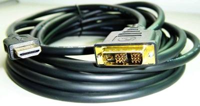 Kabel GEMBIRD HDMI-DVI 1,8m, 1.3, M/M stíněný, zlacené kontakty KAB051I23