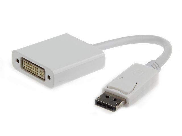 Kabel Gembird red. Displayport na DVI, M/F, bílá A-DPM-DVIF-002-W