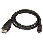 Kabel HDMI M- HDMI (micro) M, High Speed, 2m, čierna KM020NYN01