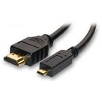 Kabel HDMI M- HDMI (micro) M, High Speed, 2m, pozlatené konektory, čierna KM020NYG01