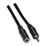 Kabel Jack (3,5mm) M- Jack (3,5mm) F, 3m, čierna KE030AJJ01