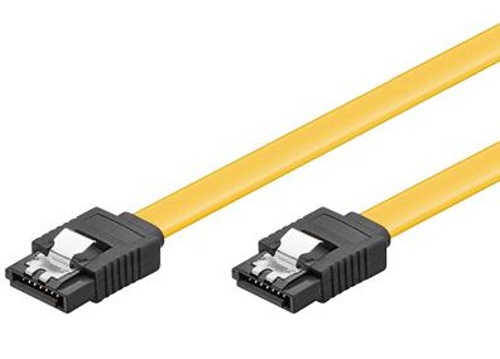 Kábel k HDD PremiumCord 0,2m SATA 3.0 datový kabel 1.5GBs / 3GBs / 6GBs, kov.západka