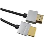 Kábel PREMIUMCORD Slim HDMI, 1 m, High Speed + Ethernet (v1.4), pozlátené konektory kphdmes1