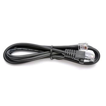 Kabel RJ45 12V pro pokl. zás. a pokl. Euro 100/150/200/INCOTEX, 1,1 m, černý EKA0520