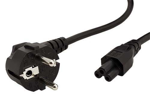 KABEL SIETOVY 220 V pre notebook 3 pin 1,8m Value 19.99.1028-20