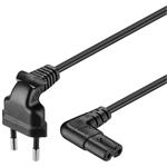 Kábel sieťový 230V k magnetofónu so zahnutými konektormi 2m kpspm2-90