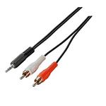 KABEL STEREO 3,5mm M,2xRCA M 10m 11.09.4349-20