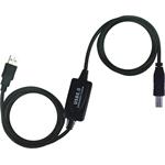 Kábel USB 2.0 repeater a propojovací kabel A/M-B/M 20m ku2rep20ab