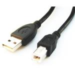 kábel USB 2.0 typ A-B 3m. Vhodný pre HP LJ, čierny High Quality