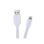 Kábel USB (2.0), USB A M- Apple Lightning M, 1.2m, plochý, biely, Avacom, box, 120 cm, biely DCUS-LIG-120W