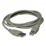 Kábel USB (2.0), USB A M- USB B M, 1.8m, čierny KU018AB201