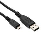 Kábel USB (2.0), USB A M- USB micro M, 1.8m, čierny KVU4018N01
