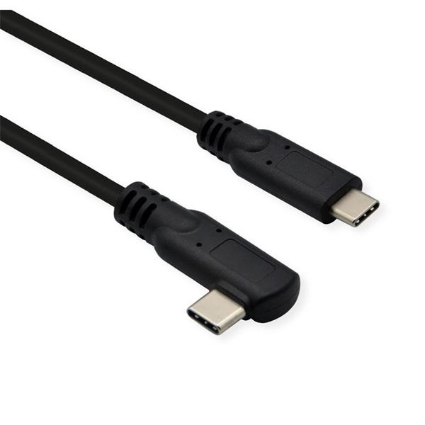 Kábel USB 3.2 Gen 2x2, Typ C CM/CM 1m, 20Gbps, PD 100w 20V5A, čierny, uhľový 90 11029075
