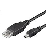 Kábel USB PremiumCord, A-B mini, 4 kolíky, 2 m Mitsumie