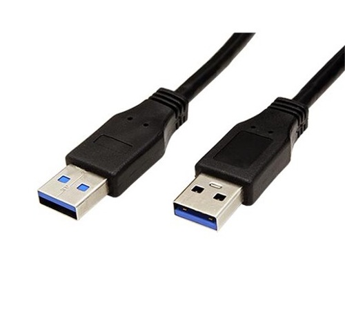Kábel USB3.0 A(M) - USB3.0 A(M) SuperSpeed 5Gbps 0,5m, čierny 11.92.8886