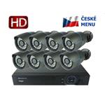 Kamerový set Securia Pro NVR8CHV1 NVR + POE napájení, 8 HD kamery