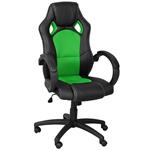 Kancelárske kreslo MX Racer otočné zeleno-černé 59811