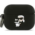 Karl Lagerfeld 3D Logo NFT Karl and Choupette Silikonové Púzdro pre AirPods 3 Pro čierne 57983128165