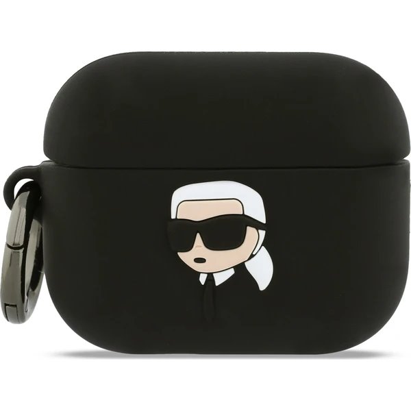 Karl Lagerfeld 3D Logo NFT Karl Head Silikonové Púzdro pre AirPods 3 Pro čierne 57983128162