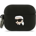 Karl Lagerfeld 3D Logo NFT Karl Head Silikonové Púzdro pre AirPods 3 Pro čierne 57983128162