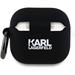 Karl Lagerfeld 3D Logo NFT Karl Head Silikonové Púzdro pre AirPods 4 čierne 57983124125
