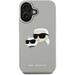 Karl Lagerfeld 3D Rubber Double Heads kryt iPhone 16 béžový 57983123913