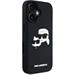 Karl Lagerfeld 3D Rubber Double Heads kryt iPhone 16 čierny 57983123910
