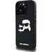 Karl Lagerfeld 3D Rubber Double Heads kryt iPhone 16 Pro čierny 57983123911