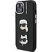 Karl Lagerfeld Grained PU K&CH Heads kryt iPhone 15 čierny 57983125017