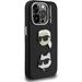 Karl Lagerfeld Grained PU K&CH Heads kryt iPhone 15 Pro Max čierny 57983125019