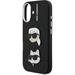 Karl Lagerfeld Grained PU K&CH Heads kryt iPhone 16 čierny 57983125020