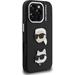 Karl Lagerfeld Grained PU K&CH Heads kryt iPhone 16 Pro Max čierny 57983125022
