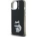 Karl Lagerfeld IML Aquarelle Choupette kryt iPhone 15 čierny 57983125056