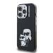 Karl Lagerfeld IML Aquarelle Karl and Choupette kryt iPhone 15 Pro čierny 57983125065